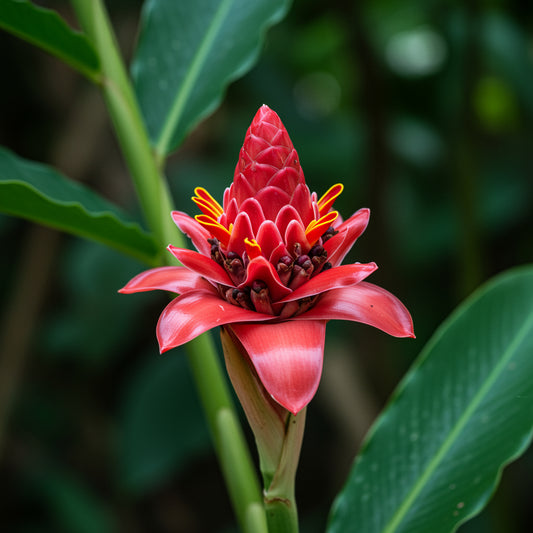 Red Green Torch Ginger Plant Seeds for Easy Planting