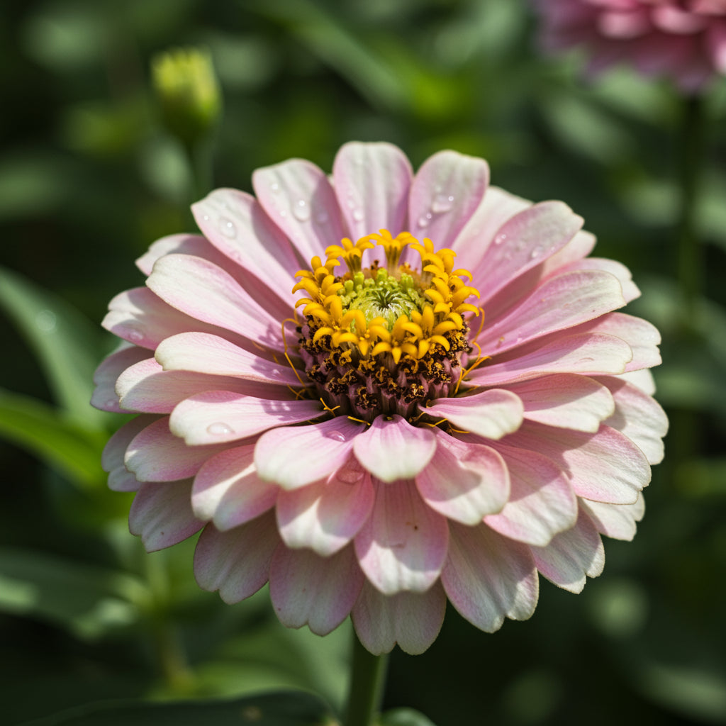 Vibrant White Pink Zinnia Planting Seeds for Your Garden
