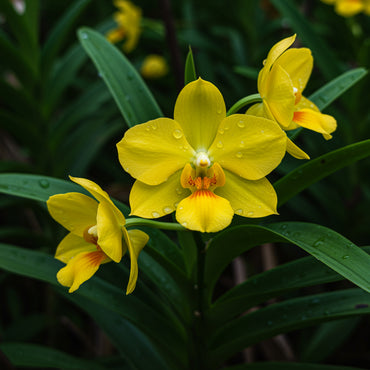 White Yellow Butterfly Orchid Seeds for Planting