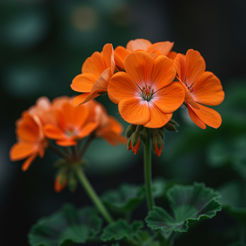 ゼラニウムの種子－植えやすいオレンジ色のゼラニウムの種子 – Pure