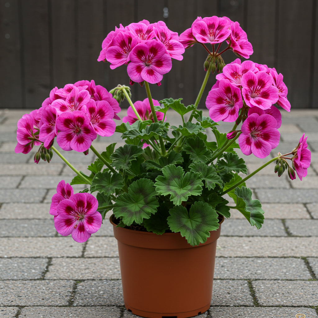 Dark Pink Black Geranium Flower Seeds for Planting - Vibrant and Elegant