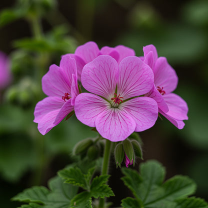 Purple Pink Geranium Flower Seeds for Planting  Vibrant Annuals for Colorful Gardens