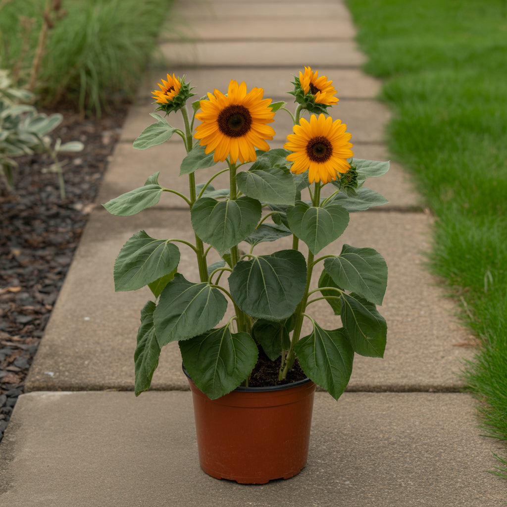 Orange Mini Sunflower Seeds for Easy Planting