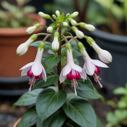 Fuchsia Flower Seeds for Planting - Green & White Variety