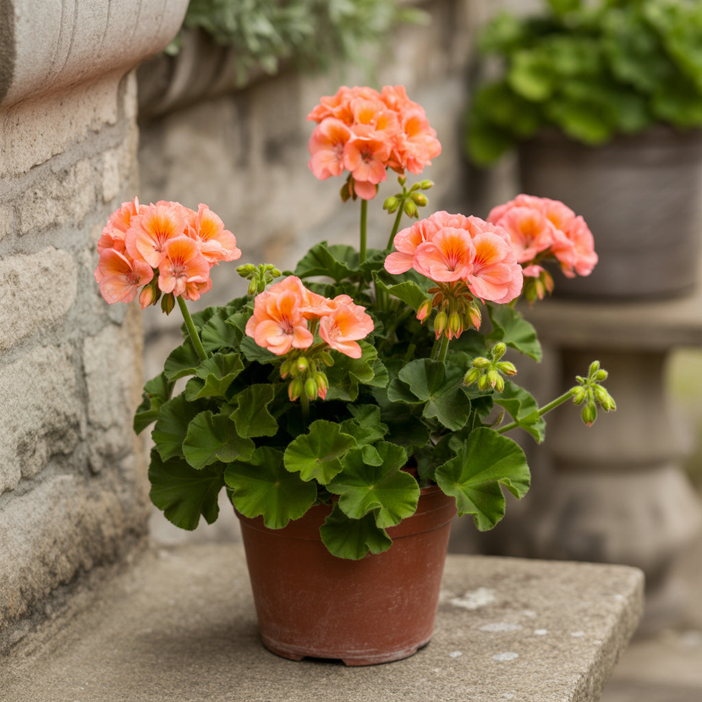 Light Orange Geranium Seeds for Planting - Vibrant Flower Garden Addition