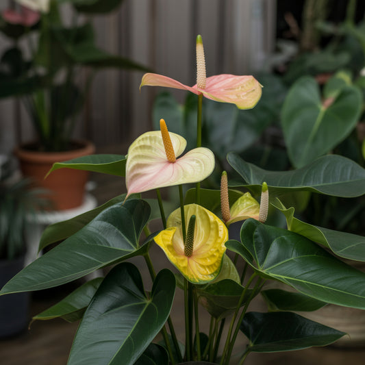 Yellow Anthurium Flower Seeds - Perennial Seeds for Indoor & Outdoor Planting