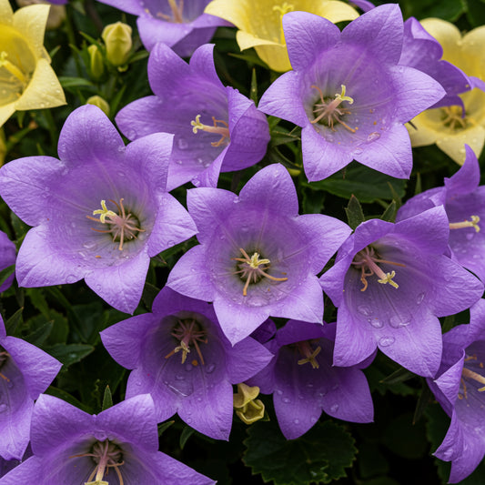 Canterbury Bells Cup & Saucer Mix Seeds | Premium Flower Seeds for Gardens | Perfect for Planting Outdoors | Long-Lasting Blooms