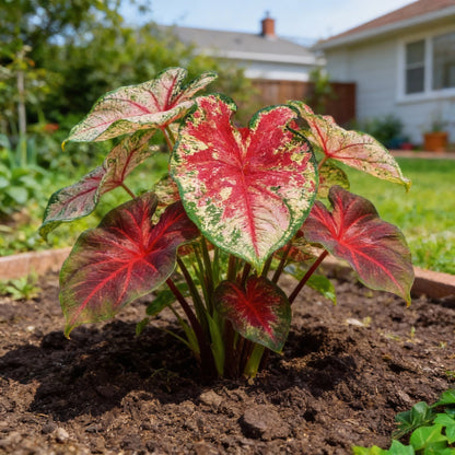 Caladium Mix Seeds for Planting  Vibrant Foliage for Garden and Indoors