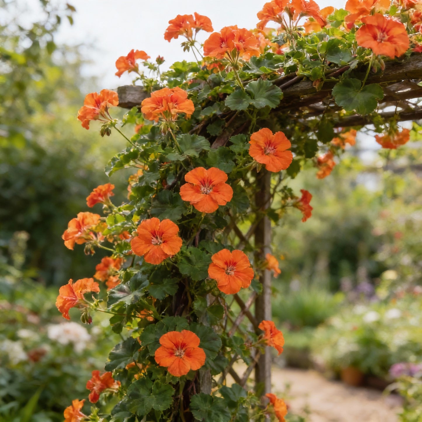 Climbing Geranium Flower Seeds - Vibrant Orange for Planting | Enhance Your Garden with Beautiful Seeds