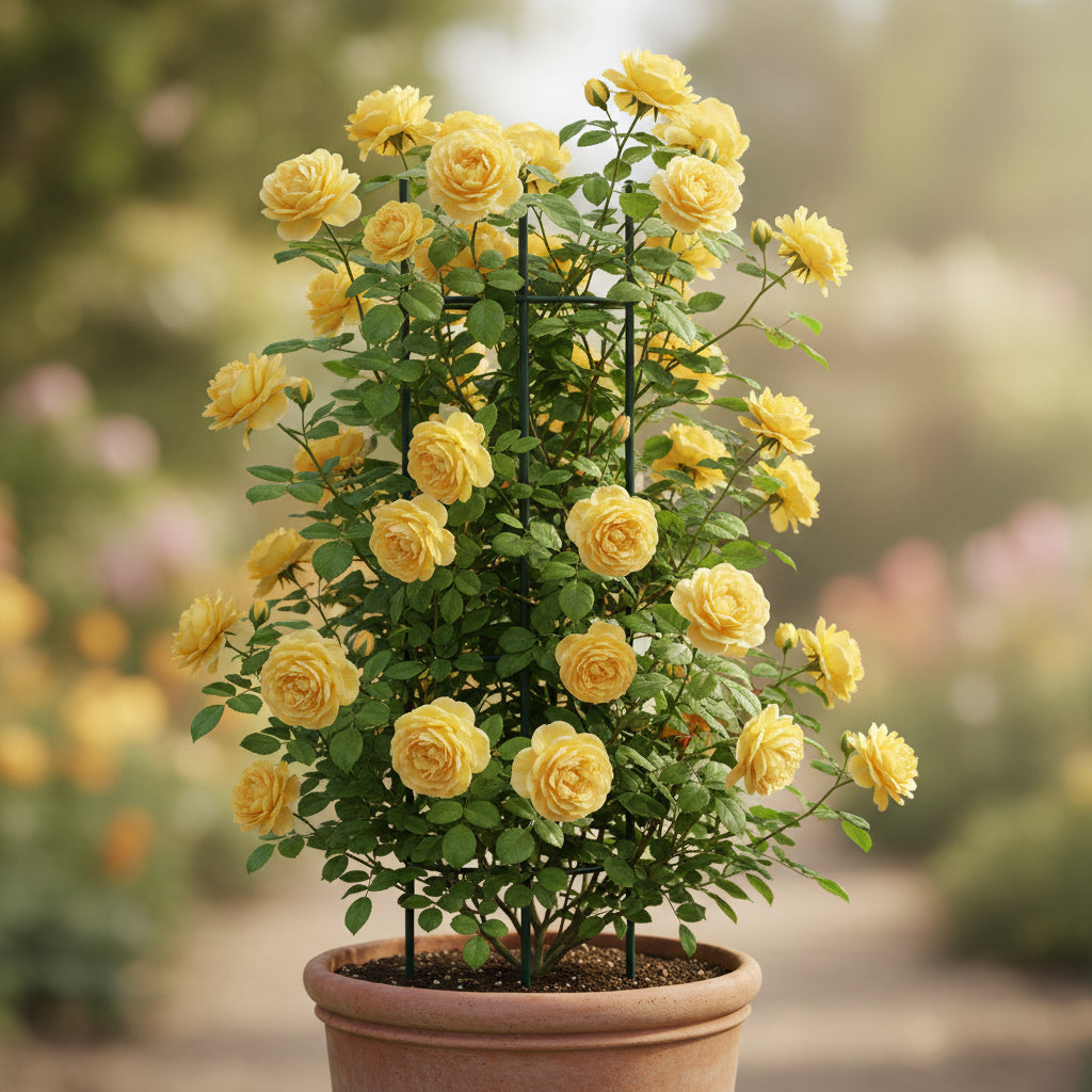 Light Yellow Climbing Rose Seeds for Planting - Beautiful Garden Climber Roses