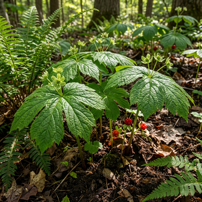 Semillas de sello de oro para plantar en el jardín – Planta heredada de bosque que prefiere la sombra