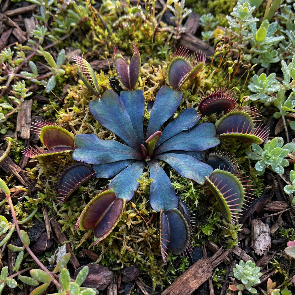 Dionaea muscipula ‘Blue Green’ Seeds – Rare Venus Fly Trap Variety