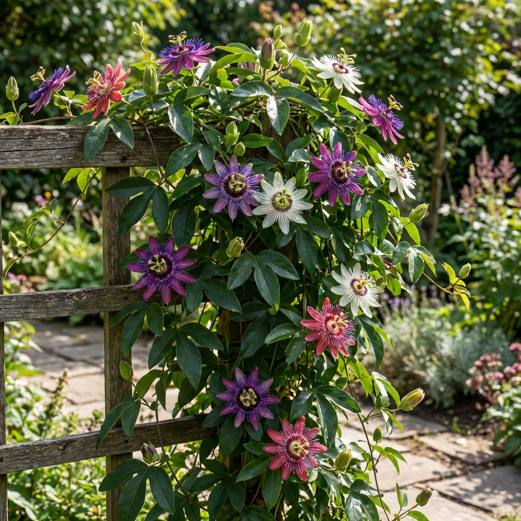 Passion Flower Seeds (Passiflora spp.) – Mixed Color Heirloom Flower Seeds for Garden Planting