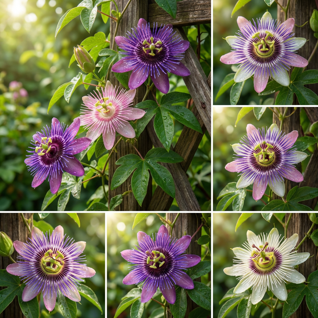Mixed Color Passion Flower Seeds for Planting | Heirloom Climbing Vine with Vibrant Blooms