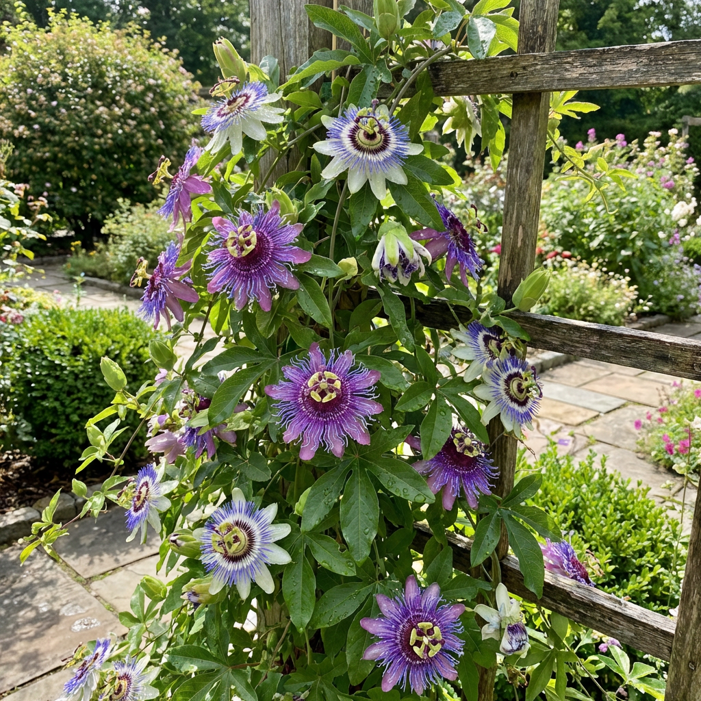 Mixed Color Passion Flower Seeds for Planting | Heirloom Climbing Vine with Vibrant Blooms