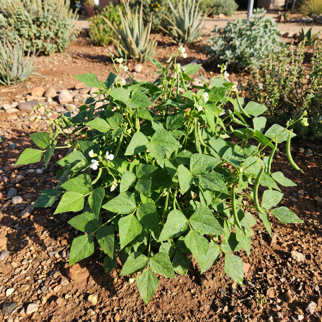 Green Tepary Bean Seeds (Phaseolus acutifolius) | Hardy Dry Bean Variety for Warm Climate Gardens