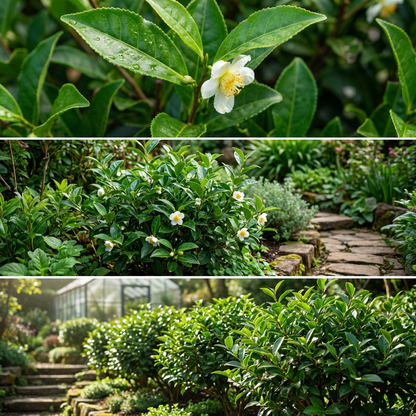 Samen der Teepflanze Camellia Sinensis zum Pflanzen – Immergrüner Strauch für heimische Teegärten