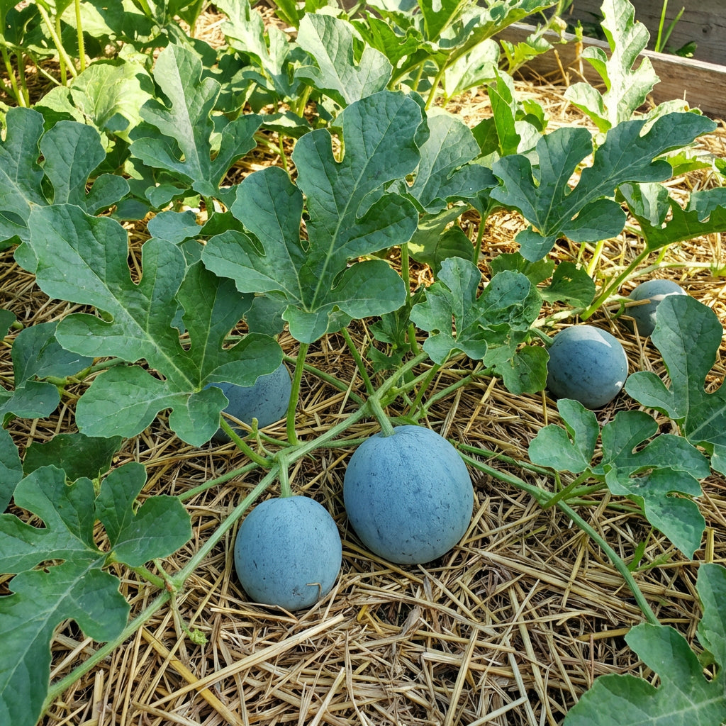 Blaue Wassermelonen-Saatgut zum Pflanzen – Seltene Erbstücksorte für den Hausgartenanbau