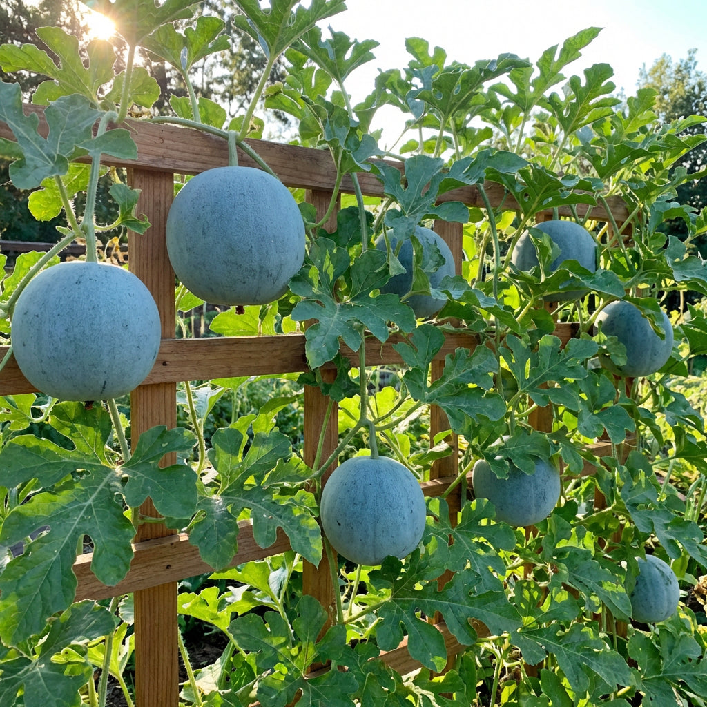 Blue Watermelon Fruit Seeds for Planting - Heirloom, Non-GMO, High Germination Organic Garden Seeds
