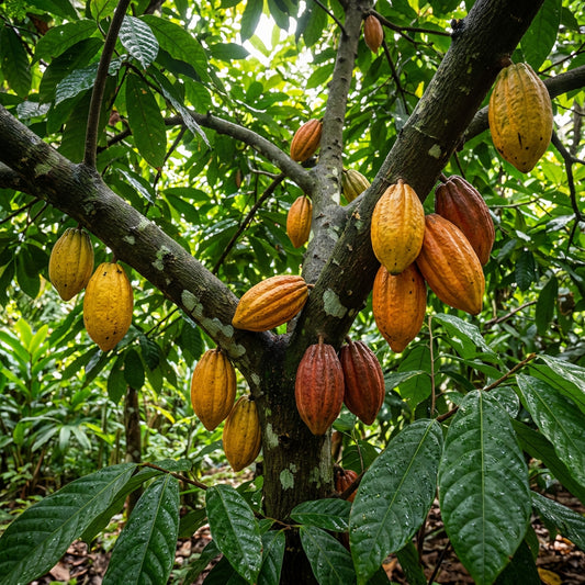 Kakaofruchtsamen (Theobroma cacao) – Tropische Schokoladenbaumsamen zum Pflanzen