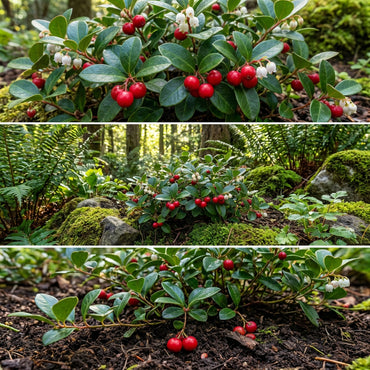 Robuste Rote Wintergrün-Samen zum Pflanzen – Immergrüne Beerenpflanze für Gartengestaltung