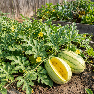 Golden Yellow Watermelon Seeds for Planting – Refreshing Dessert Melon