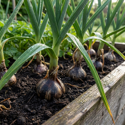 Black Garlic Seeds for Planting Multi-Colour Heirloom Garden Variety