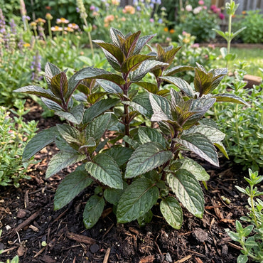 Graines d'Herbe Menthe Chocolat – Variété Ancienne, Non-OGM, Graines de Jardin Biologiques pour la Plantation – Haute Germination