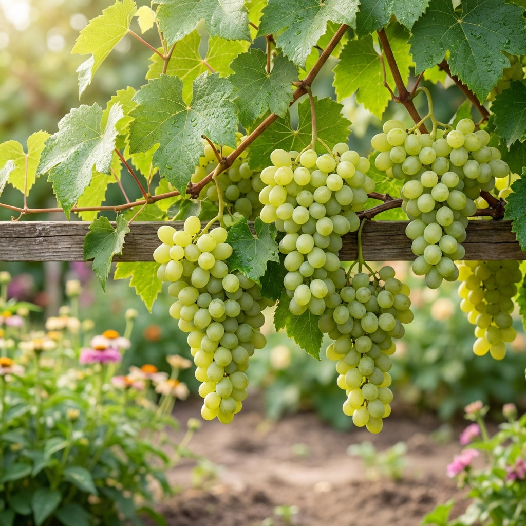 Heirloom Cotton Candy Grapes Fruit Seeds for Planting – Non-GMO, High Germination Organic Garden Seeds