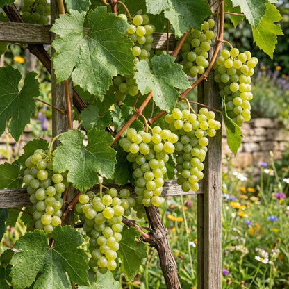 Heirloom Cotton Candy Grapes Fruit Seeds for Planting – Non-GMO, High Germination Organic Garden Seeds