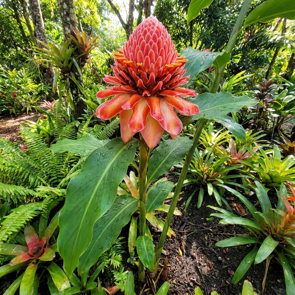 Rainbow Torch Ginger Planting Seeds for Vibrant Blooms