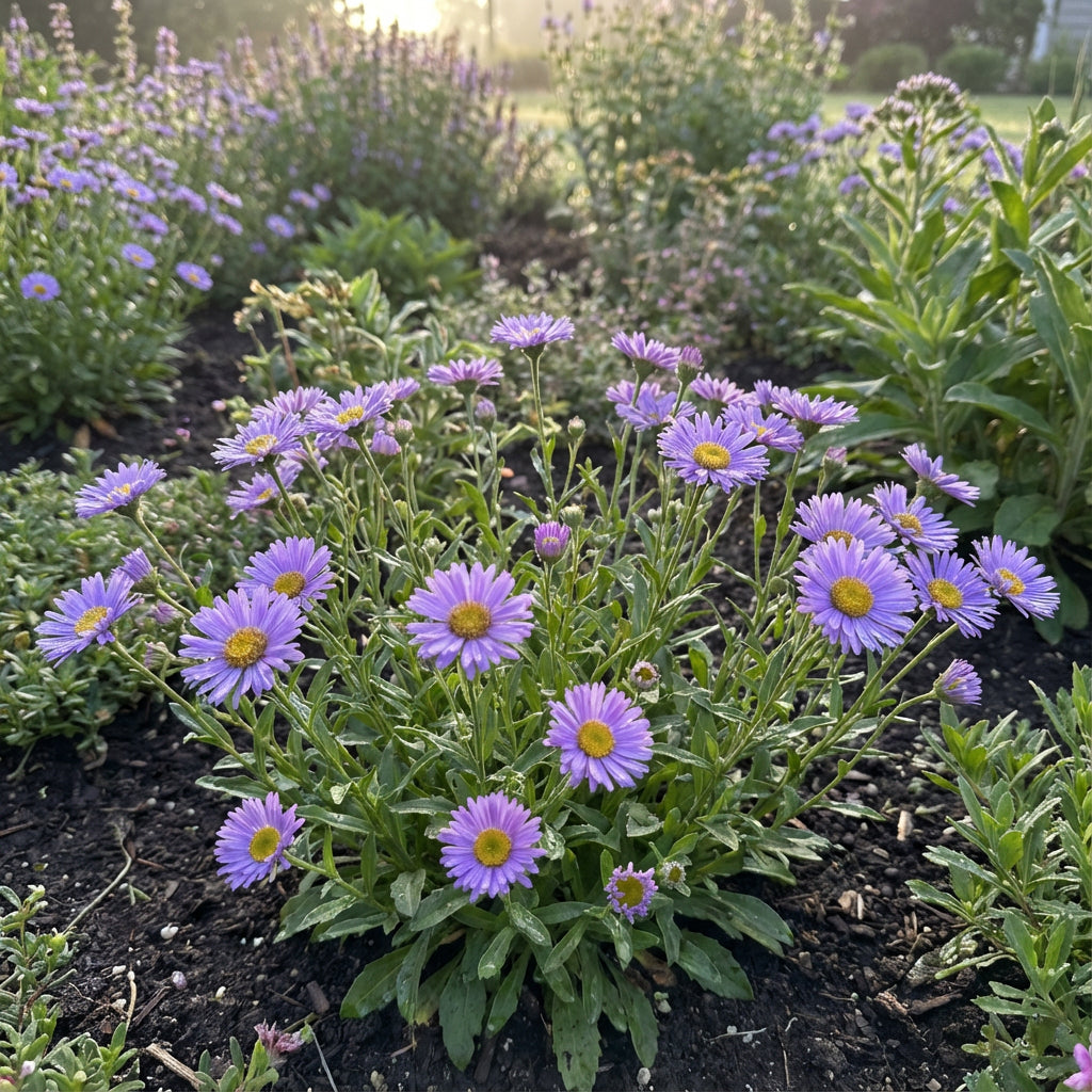 Violet Erigeron Flower Seeds for Easy Planting