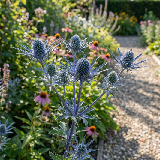 Blue Eryngium Alpinum Plant Planting Seeds