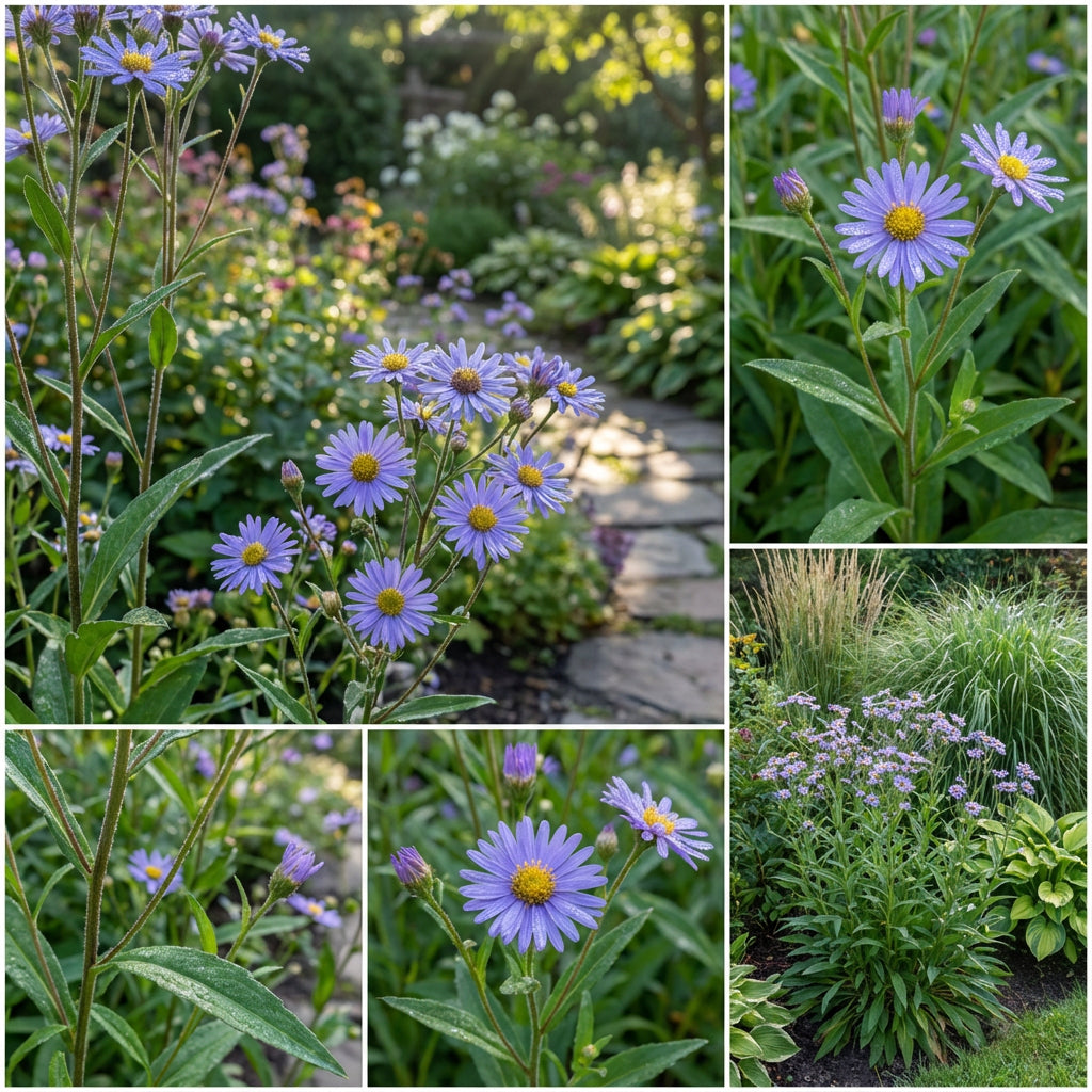 Blue Tataricus Flower Seeds for Planting - Vibrant Blue Flowers for Your Garden