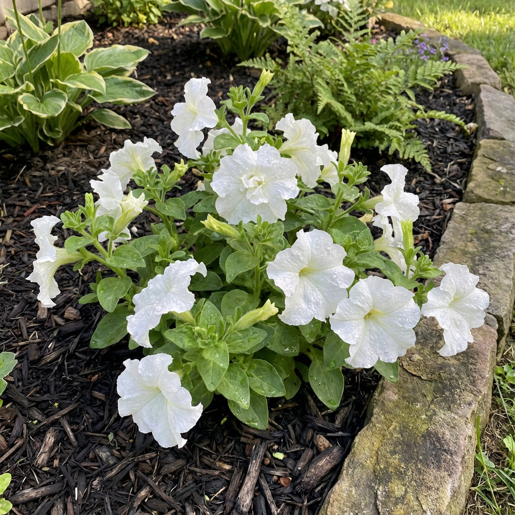White Petunia Flower Seeds for Planting  Seeds for a Stunning Garden Display