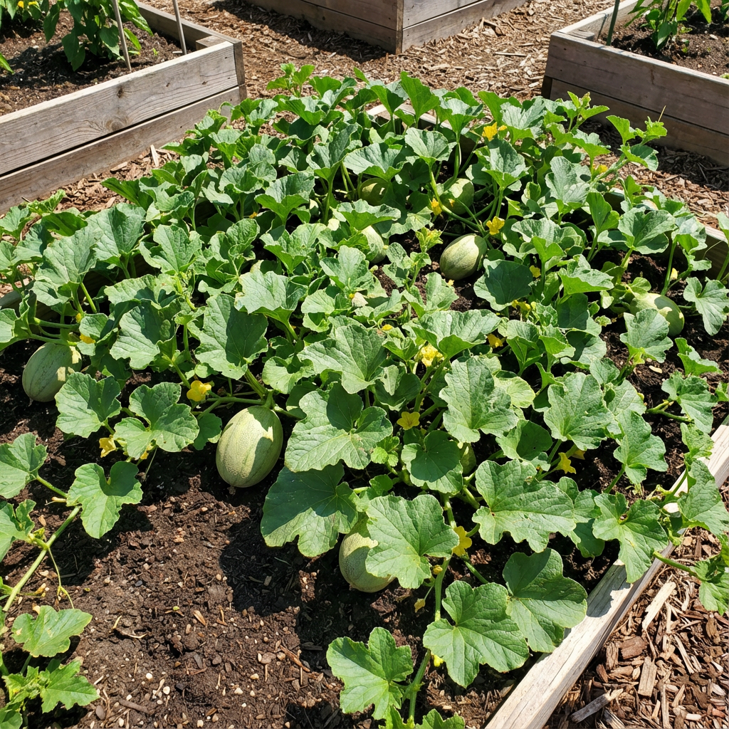 Melone Amal F2 Hybrid Melon Seeds for Sweet Summer Fruits