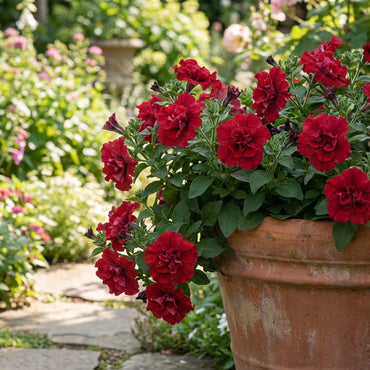 Planting Double Wave Red Petunia Flower Seeds - Gorgeous Annuals for Your Garden