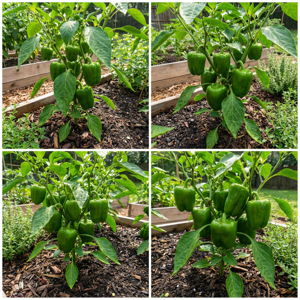 Green Sweet Pepper Seeds – Best for Pots and Balcony Containers