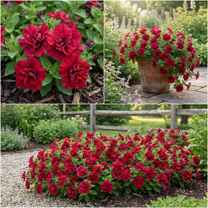 Planting Double Wave Red Petunia Flower Seeds - Gorgeous Annuals for Your Garden