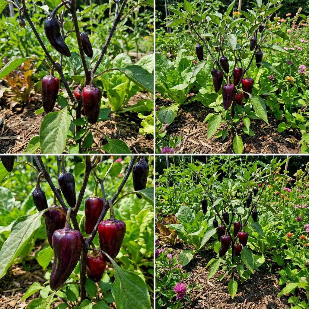 Black Hungarian Pepper Seeds – Organic Heirloom with Rich Heat & Color