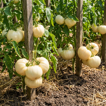 White Wonder Tomato Seeds – Organic Heirloom Tomato Variety for