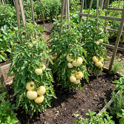 White Wonder Tomato Seeds – Organic Heirloom Tomato Variety for
