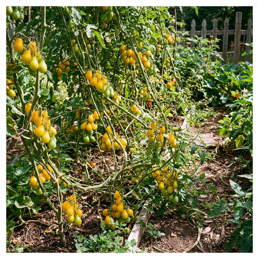 Yellow Pear Tomato Seeds – Organic Heirloom Mini Tomato for 2017