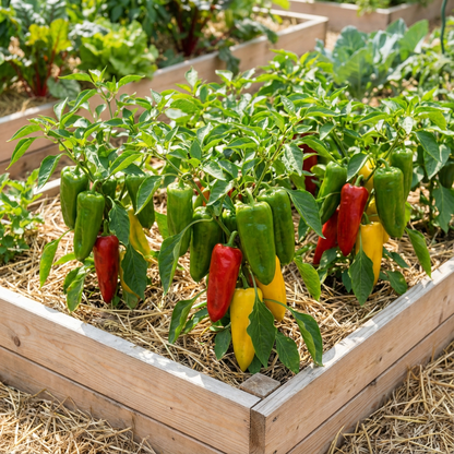 Italian Sweet Pepper Seeds for Planting Capsicum Annuum for Vegetable Patch