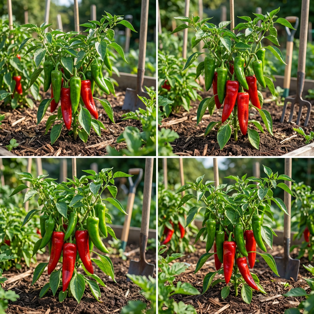 Sweet Marconi Pepper Capsicum annuum Seeds for Planting in Vegetable Patches