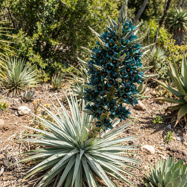 Blue Puya Alpestris Flower Seeds for Planting