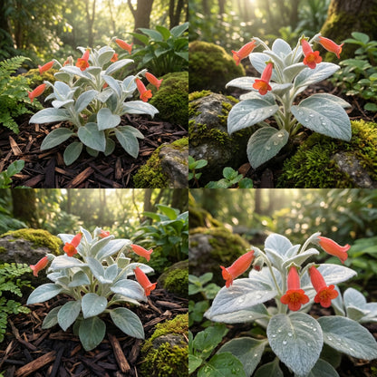 White Sinningia Leucotricha Plant Seeds for Gorgeous Indoor and Outdoor Gardens - Seed
