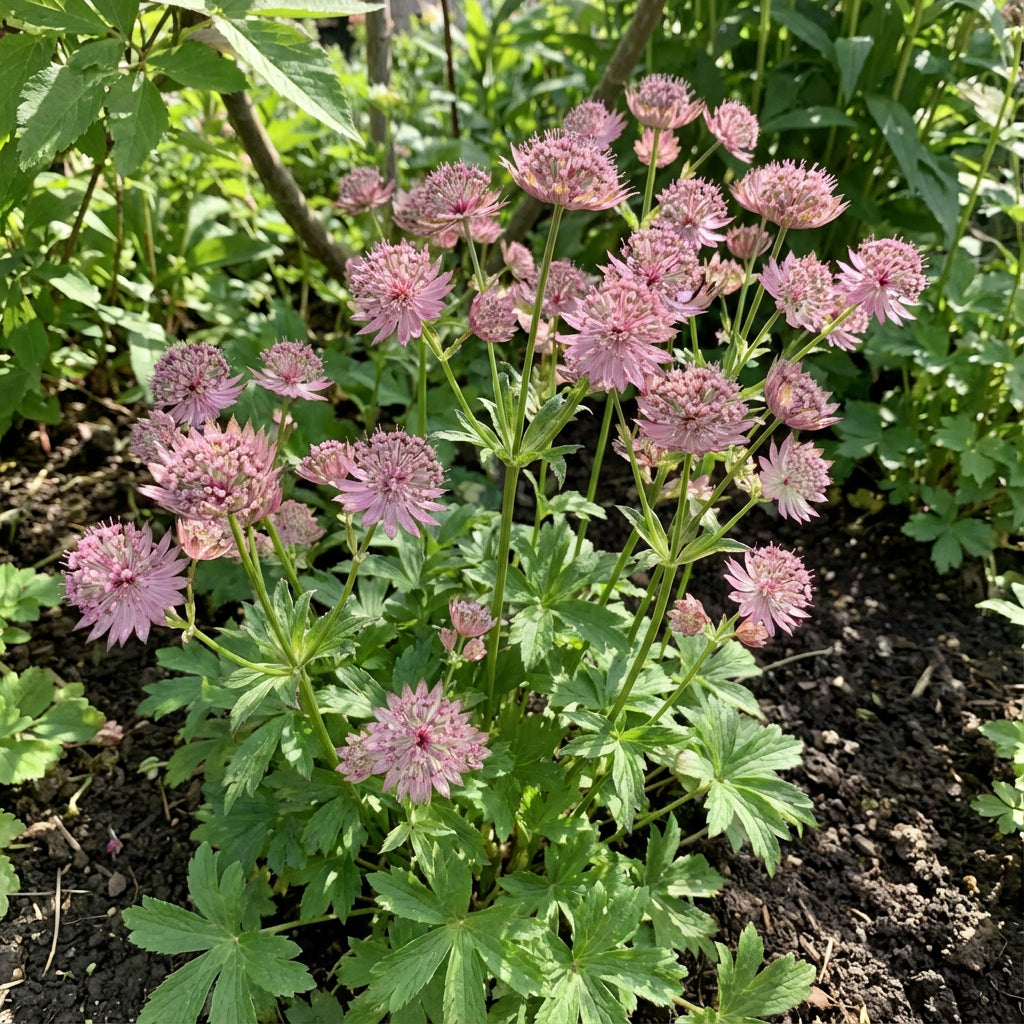 Pink Masterwort Seeds for Planting - Elegant Blooms for Your Garden