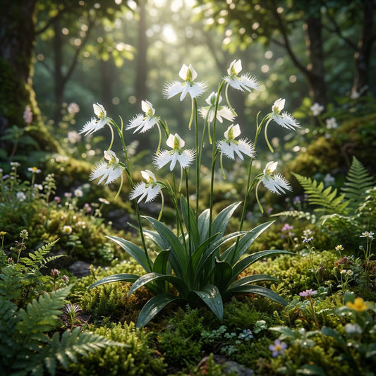 White Egret Orchid Seeds for Planting  Grow Your Own Exotic Flowers