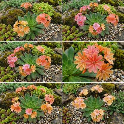 Lewisia Sunset Strain Mixed Seeds - Perfect for Planting